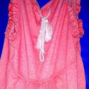 Adorable baby doll blush pink top